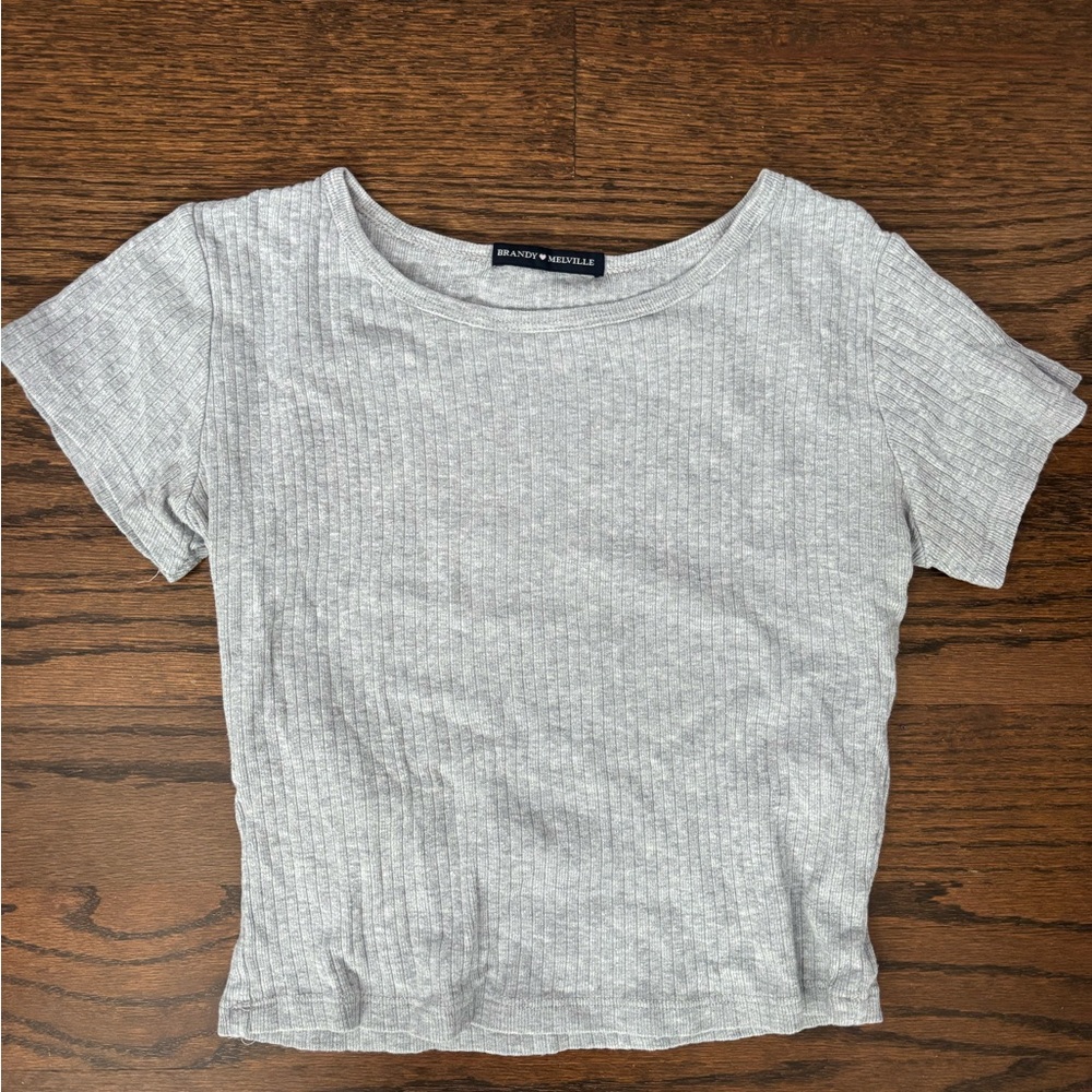 Brandy Melville Ribbed Tee